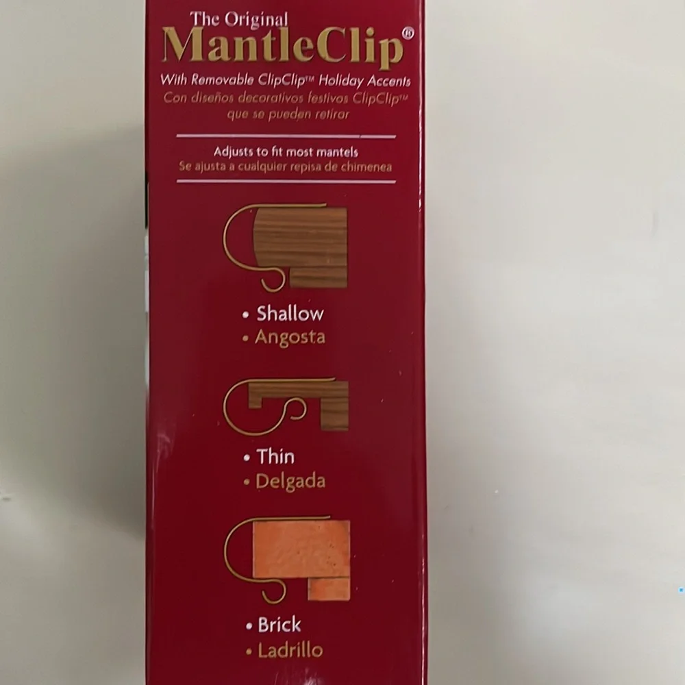 Mantel Clip / Stocking Holder